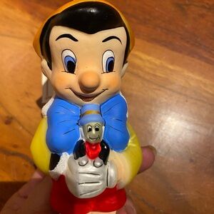 NWT Krebs Glas Lauscha Pinocchio Jiminey Cricket German ornament Walt Disney
